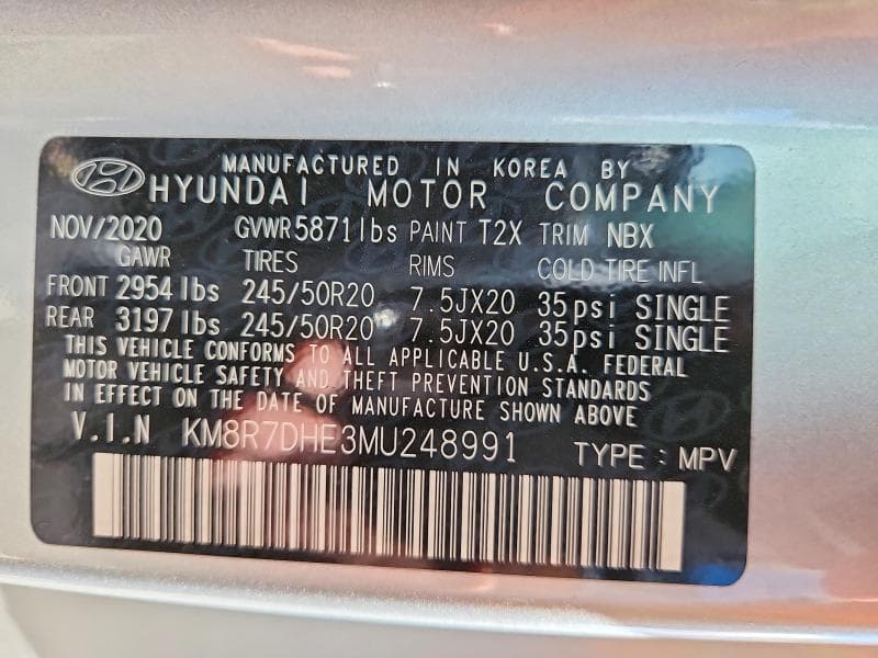 2021 HYUNDAI PALISADE CALLIGRAPHY 13