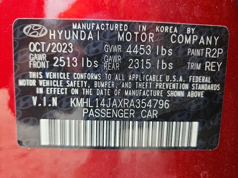 2024 HYUNDAI SONATA SEL 12