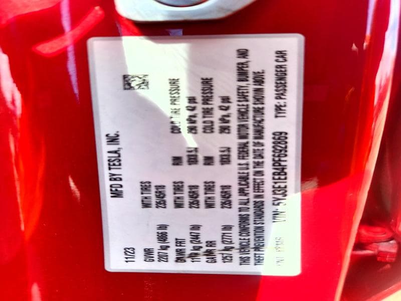 2023 TESLA MODEL 3 12