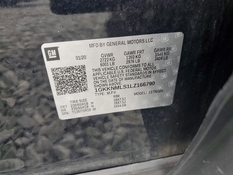 2020 GMC ACADIA SLT 12