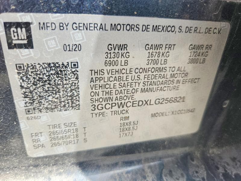 2020 CHEVROLET SILVERADO C1500 LT 12