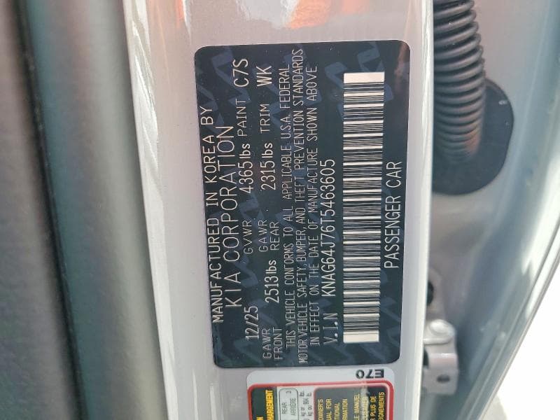 2026 KIA K5 GT LINE 12