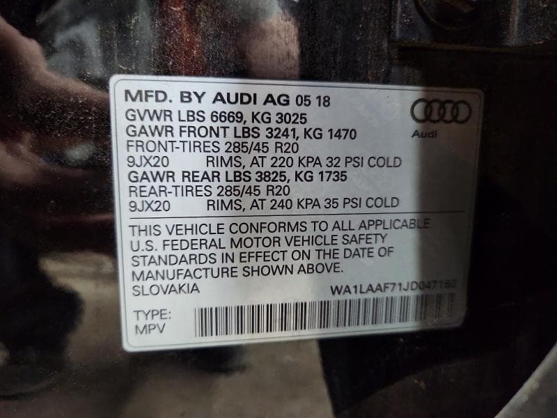 2018 AUDI Q7 PREMIUM PLUS 13