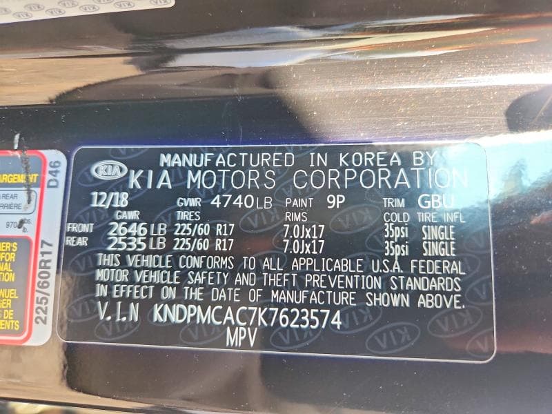 2019 KIA SPORTAGE LX 13