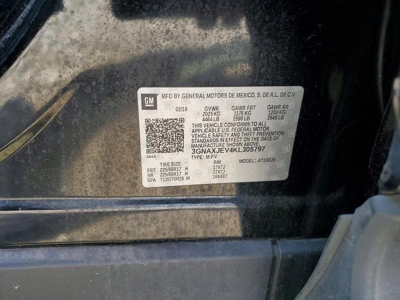 2019 CHEVROLET EQUINOX LT 13