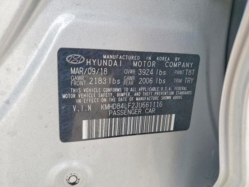 2018 HYUNDAI ELANTRA VALUE EDITION 12