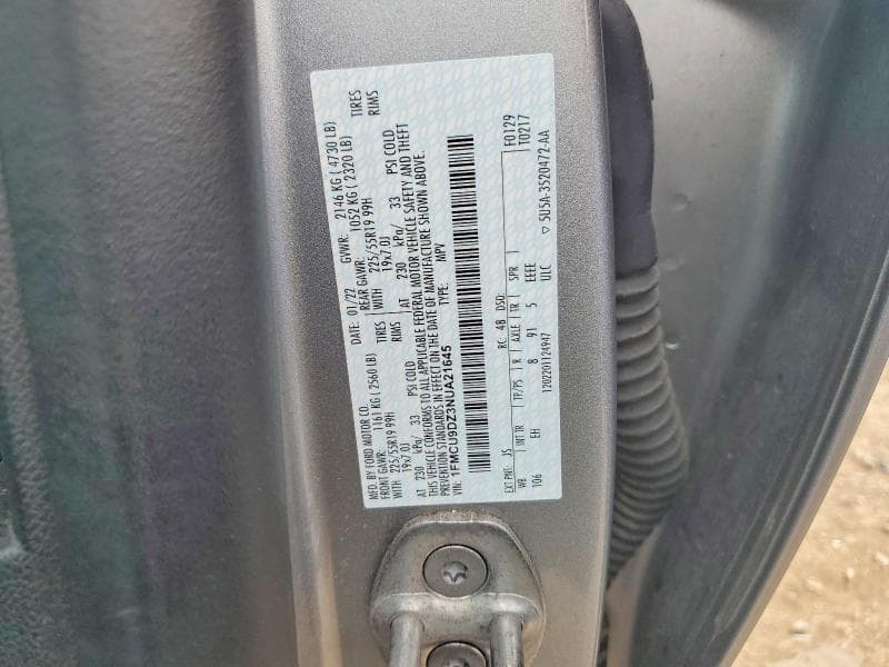 2022 FORD ESCAPE TITANIUM 13
