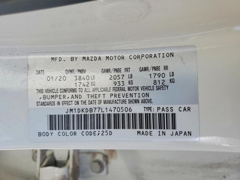 2020 MAZDA CX-3 SPORT 12