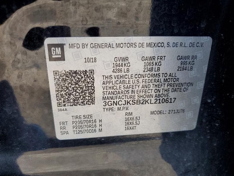 2019 CHEVROLET TRAX LS 12