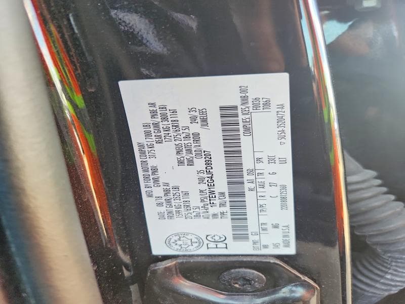 2018 FORD F150 SUPERCREW 12