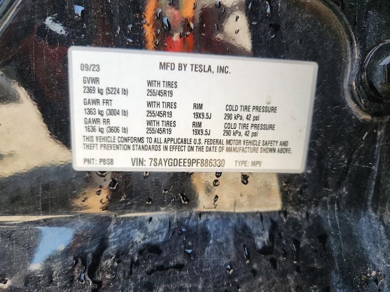 2023 TESLA MODEL Y 12