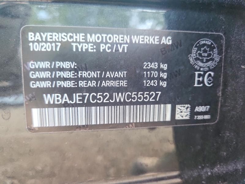 2018 BMW 540 XI 13
