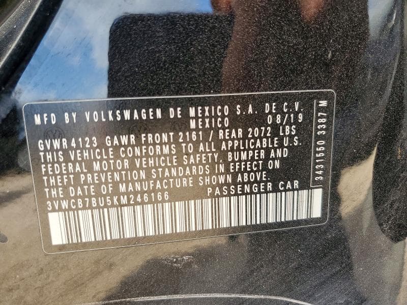 2019 VOLKSWAGEN JETTA S 13
