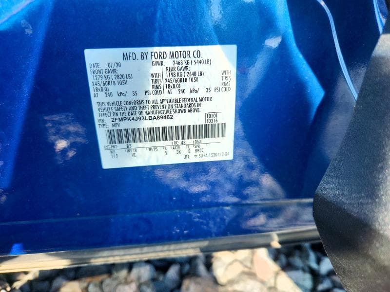 2020 FORD EDGE SEL 13