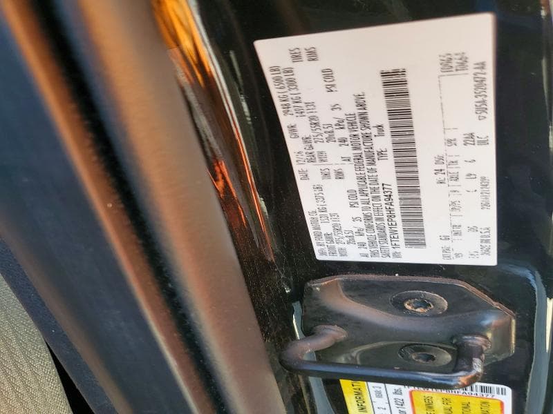 2017 FORD F150 SUPERCREW 12