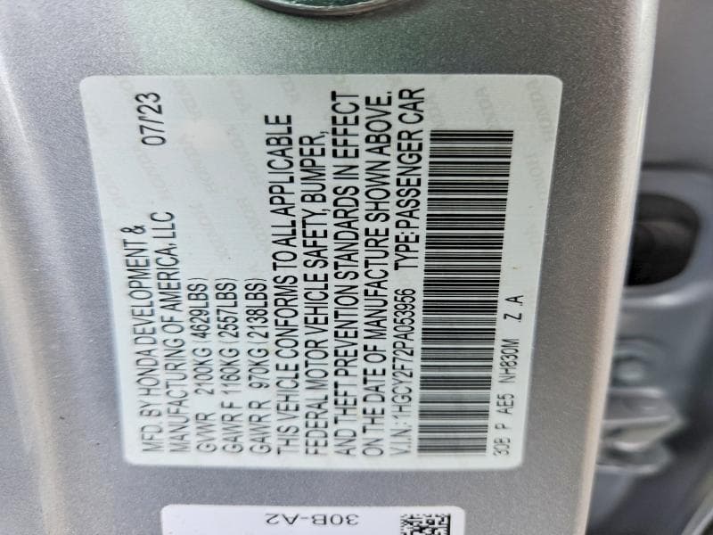 2023 HONDA ACCORD HYBRID SPORT-L 12
