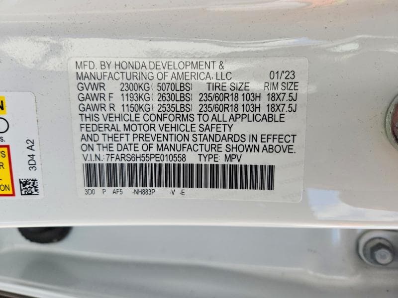 2023 HONDA CR-V SPORT 13