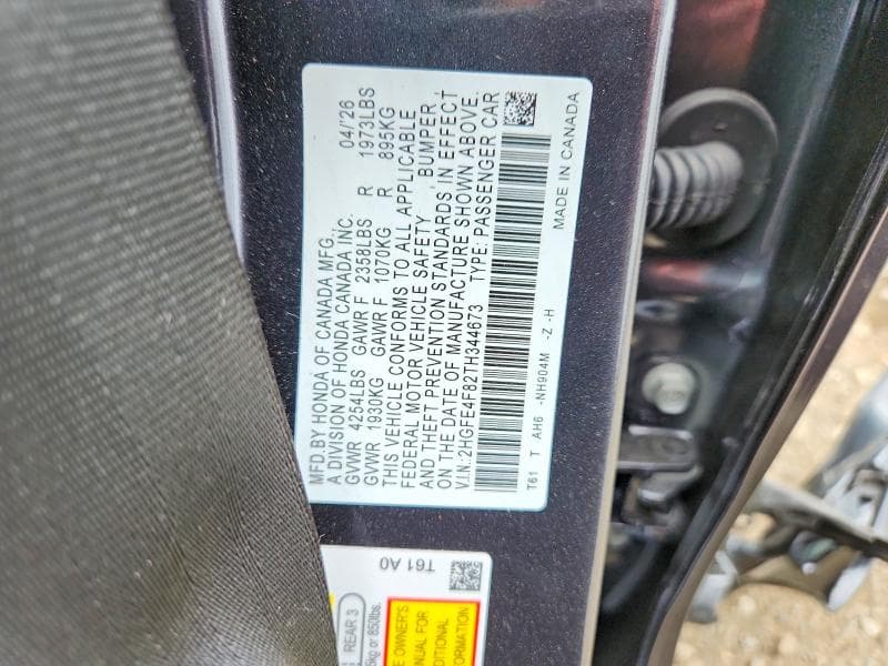 2026 HONDA CIVIC SPORT 12
