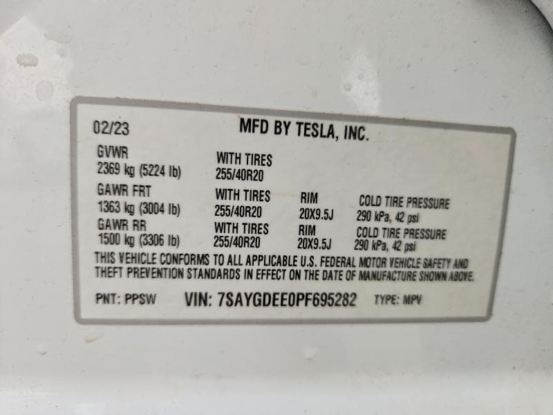 2023 TESLA MODEL Y 13