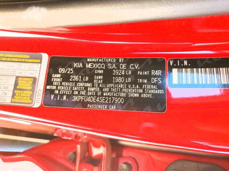 2025 KIA K4 EX 13