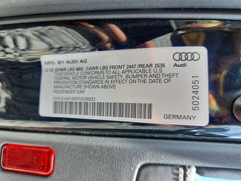 2024 AUDI A4 PREMIUM PLUS 45 12