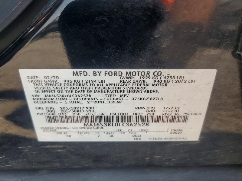 2020 FORD ECOSPORT TITANIUM 13
