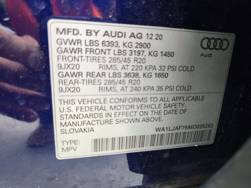 2021 AUDI Q7 PREMIUM PLUS 13