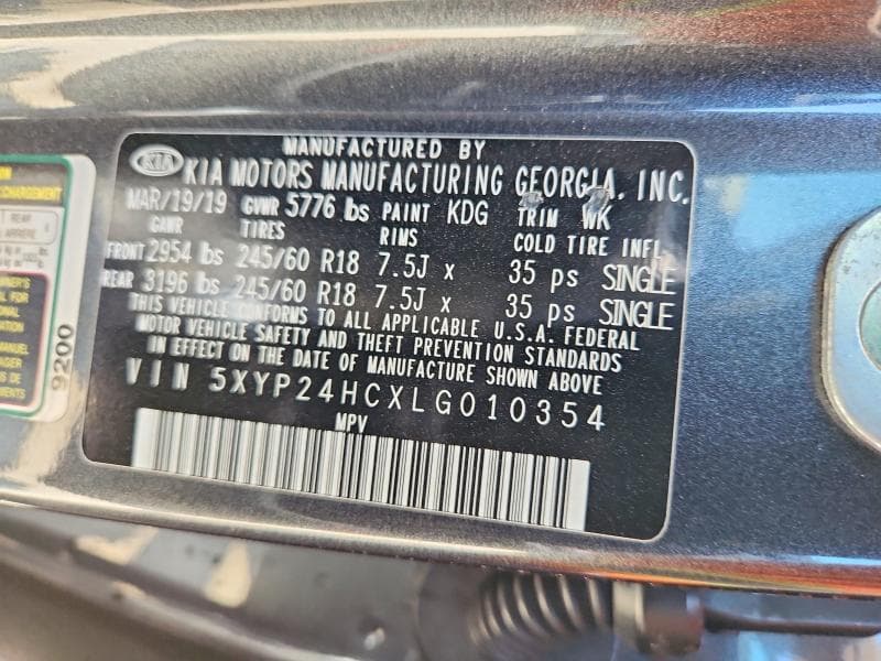 2020 KIA TELLURIDE LX 13