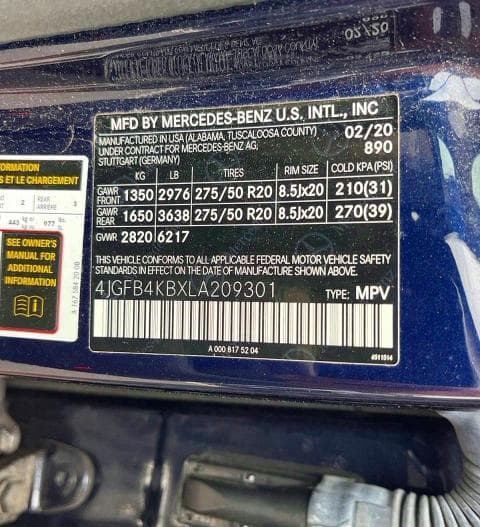 2020 MERCEDES-BENZ GLE 350 4MATIC 10