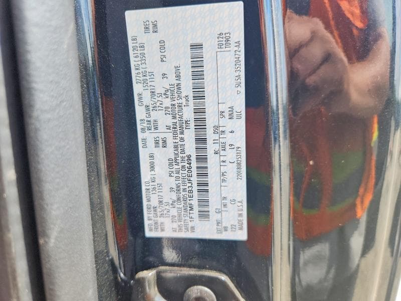 2018 FORD F150 12