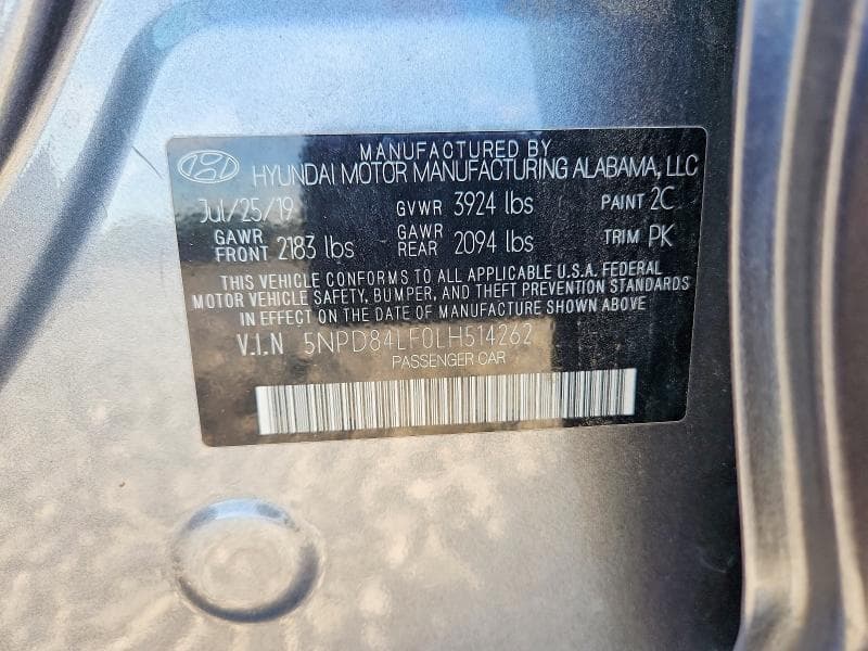 2020 HYUNDAI ELANTRA SEL 12