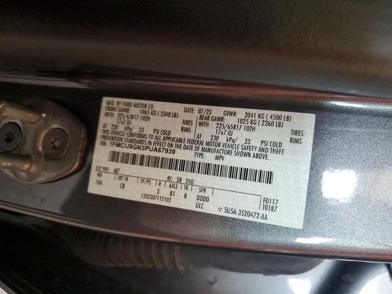 2023 FORD ESCAPE ACTIVE 13