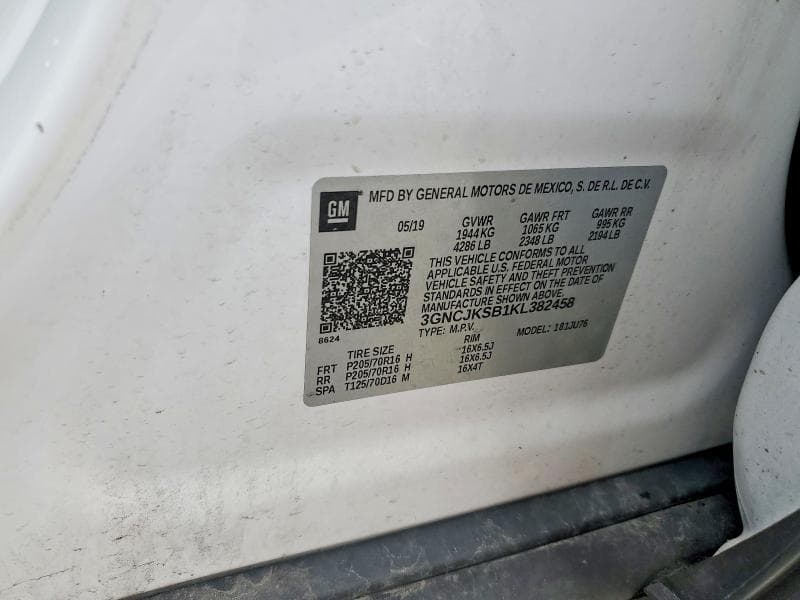 2019 CHEVROLET TRAX LS 14