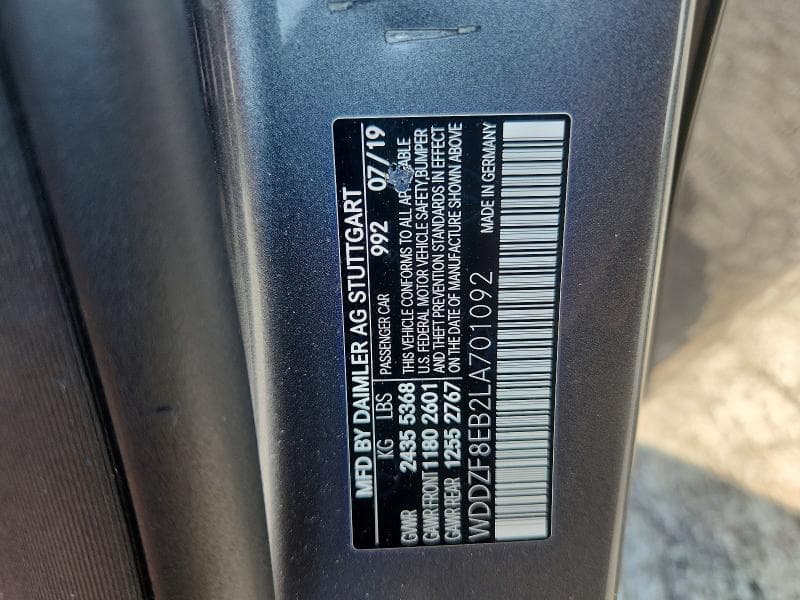 2020 MERCEDES-BENZ E 350 4MATIC 12