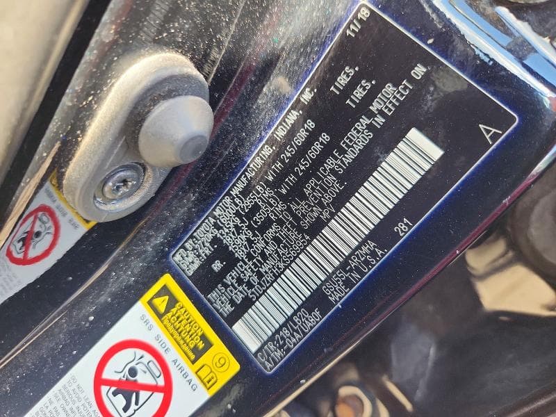 2019 TOYOTA HIGHLANDER XLE 13