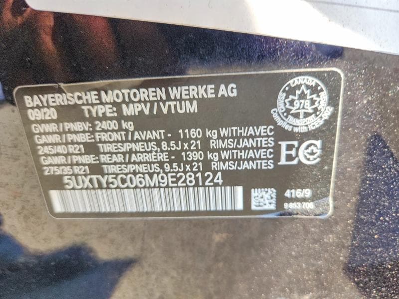 2021 BMW X3 XDRIVE30I 13
