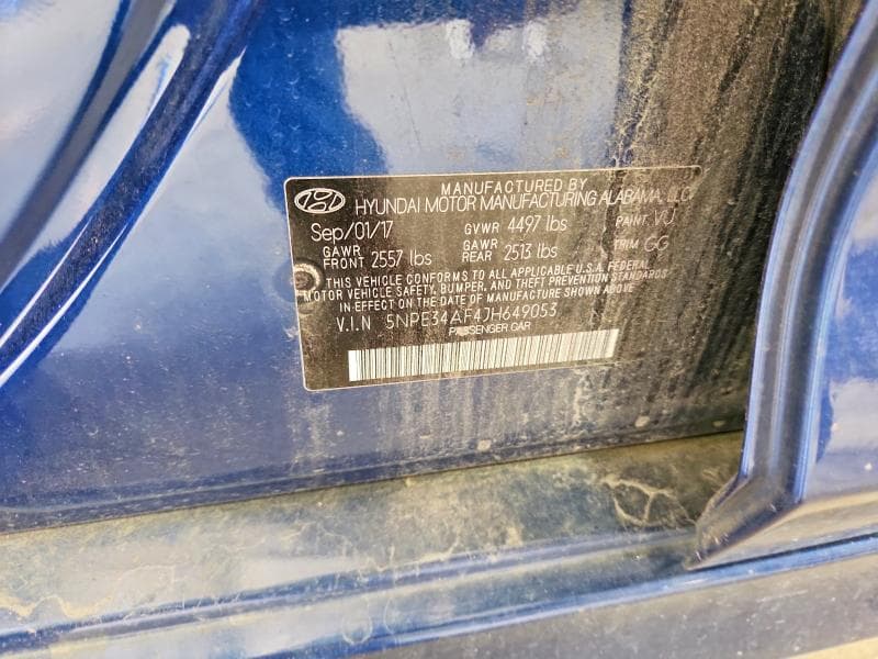 2018 HYUNDAI SONATA LIMITED 12