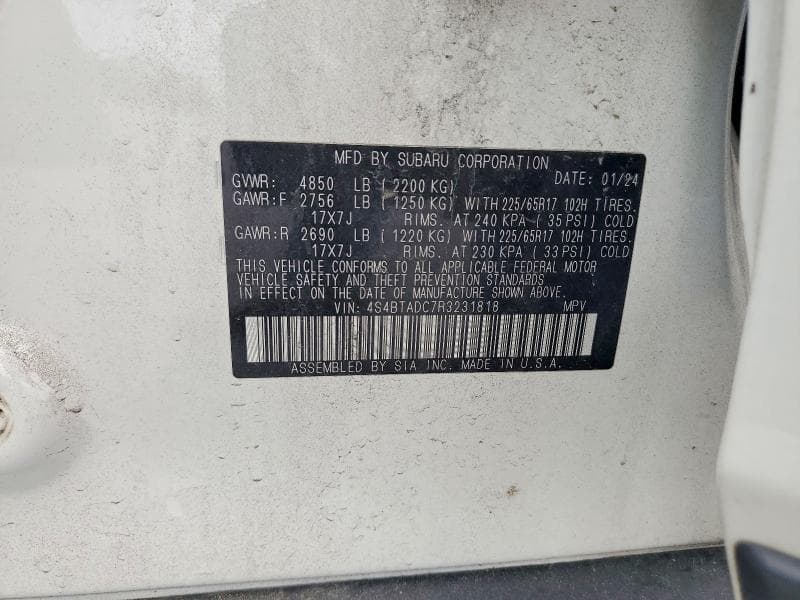 2024 SUBARU OUTBACK PREMIUM 13