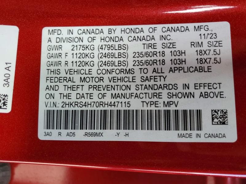 2024 HONDA CR-V EXL 13