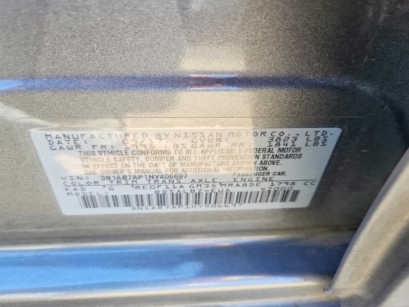 2017 NISSAN SENTRA S 12