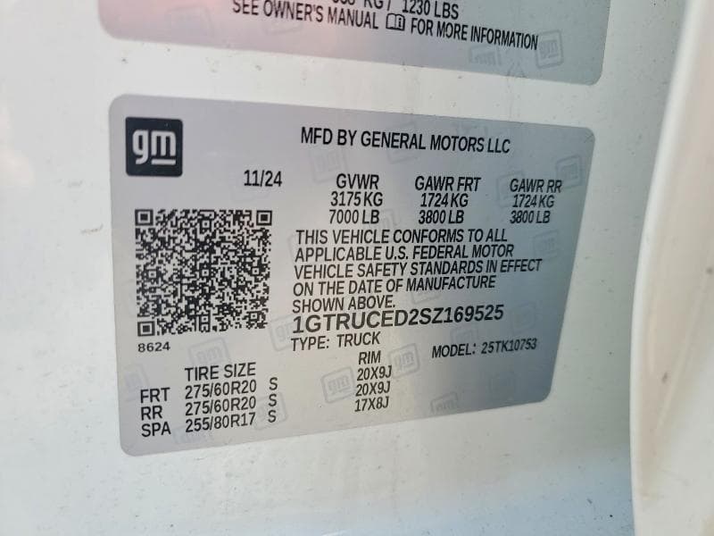 2025 GMC SIERRA K1500 ELEVATION 12