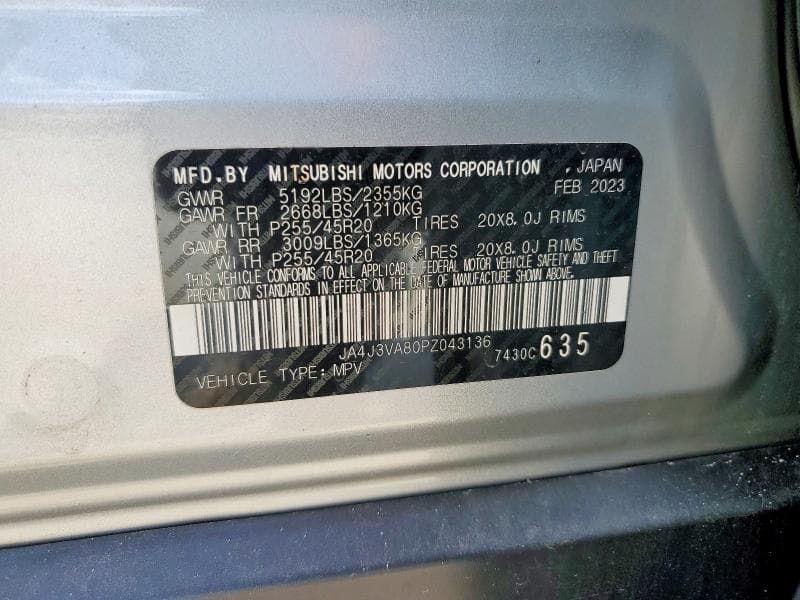 2023 MITSUBISHI OUTLANDER SEL 14