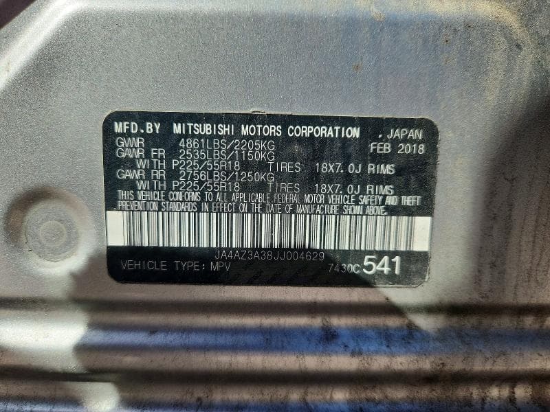2018 MITSUBISHI OUTLANDER SE 13