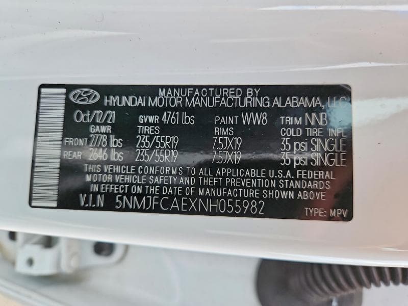 2022 HYUNDAI TUCSON SEL 13