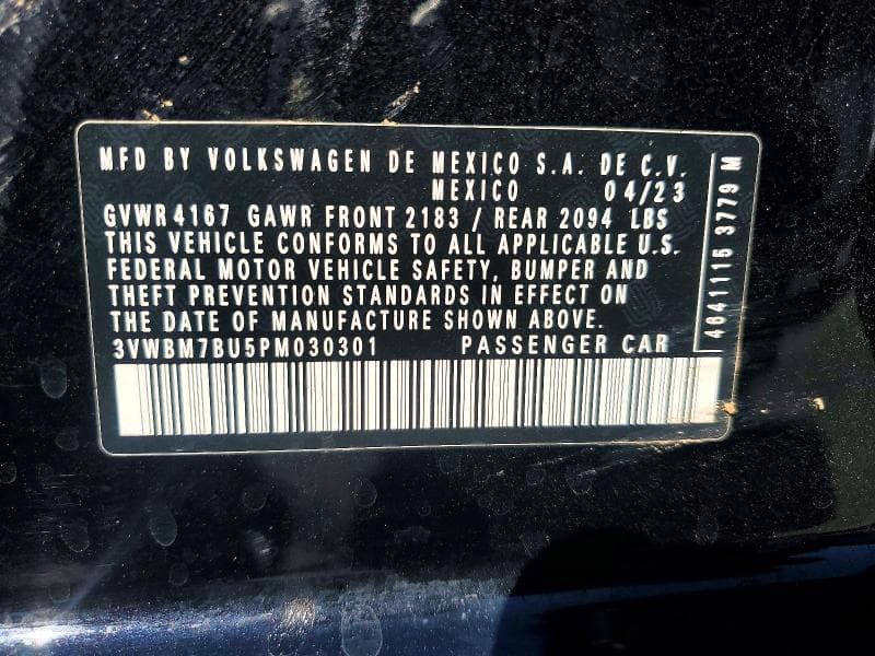 2023 VOLKSWAGEN JETTA SPORT 12