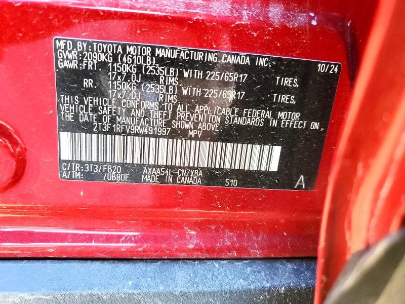 2024 TOYOTA RAV4 LE 12