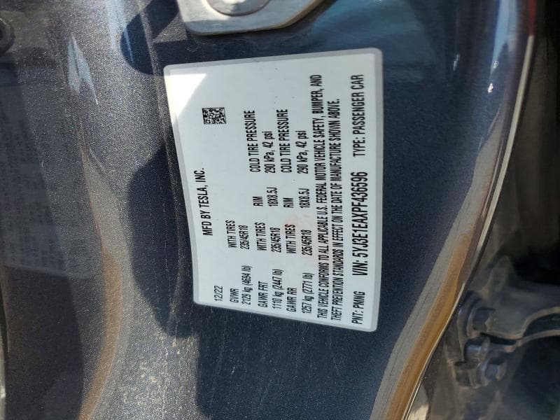 2023 TESLA MODEL 3 12