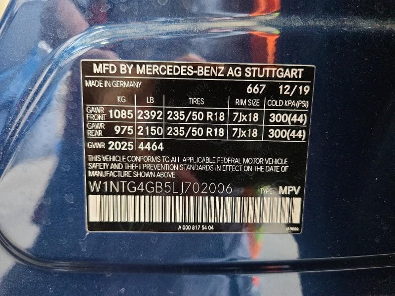 2020 MERCEDES-BENZ GLA 250 4MATIC 13