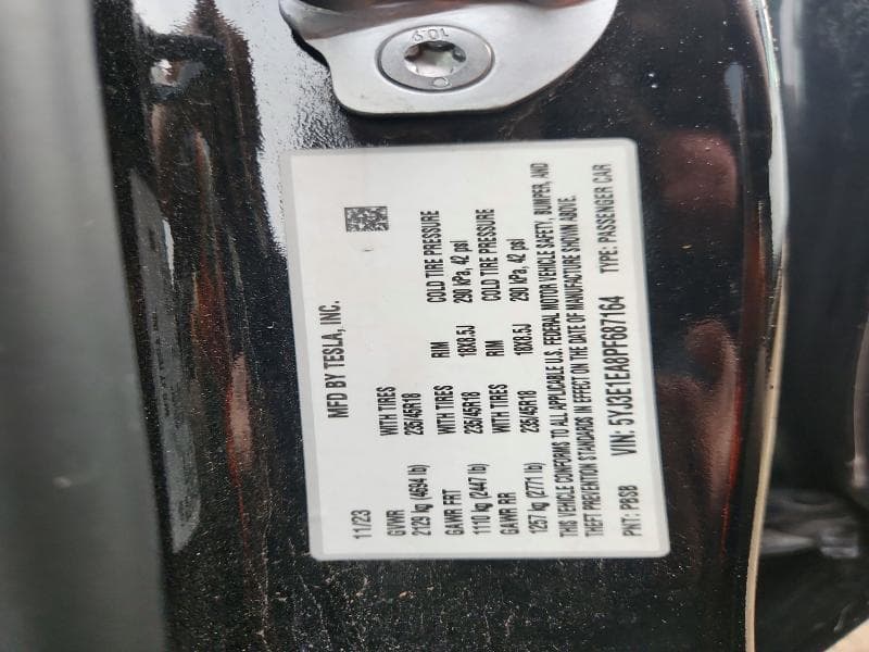 2023 TESLA MODEL 3 13