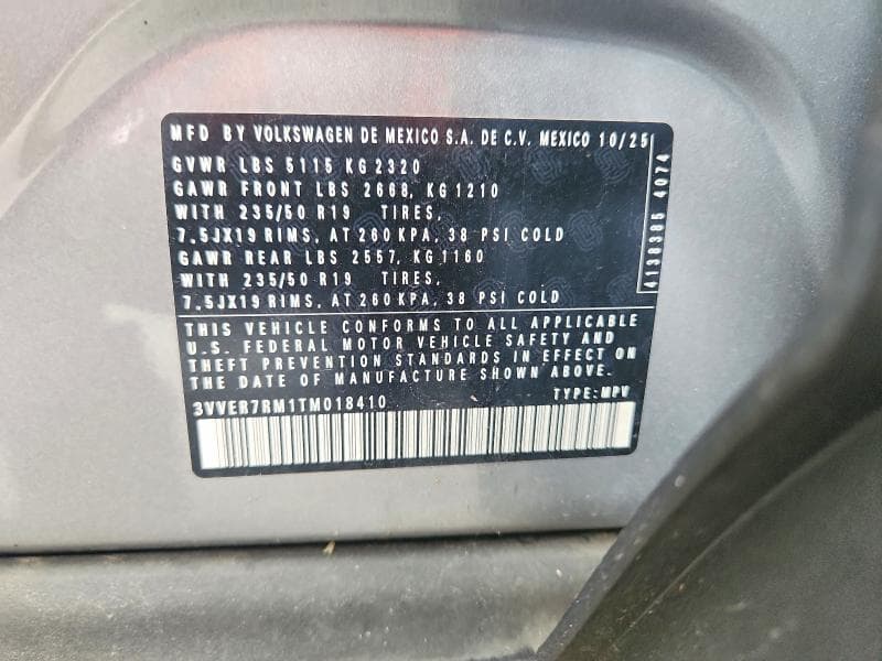 2026 VOLKSWAGEN TIGUAN SE 13